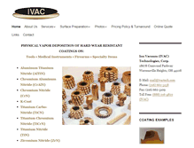 Tablet Screenshot of ivactech.com